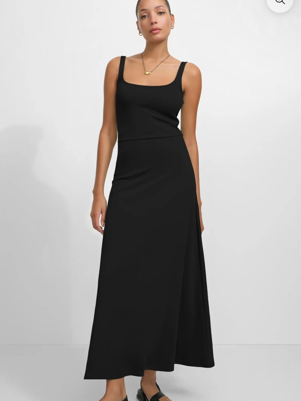 NWT Marcella Marvin Dress European Ponte Tank Maxi Black XXL